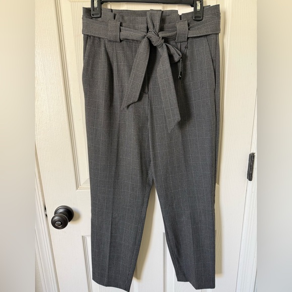 Express Pants - Express Gray Plaid Women's Trousers